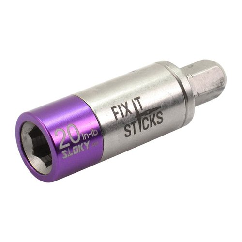 The Fix It Sticks Miniature Torque Limiter is lightweight, portable, and ensures precise torque for scope mounts, spinning to prevent over-tightening.