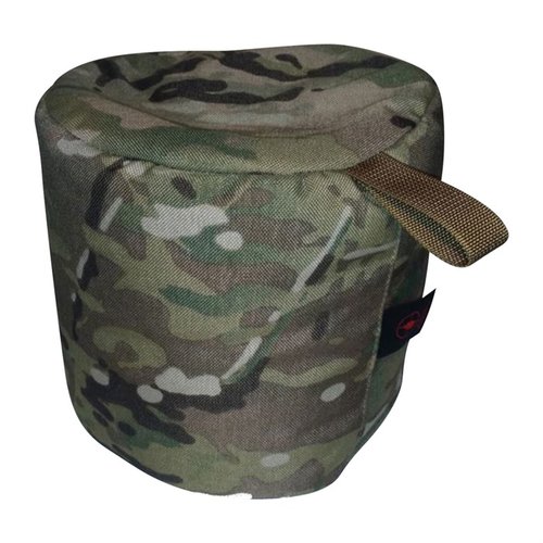 The WieBad Range Cube offers a robust, multi-sided shooting rest made from durable Cordura Nylon, providing stability and multiple elevation points for accurate shooting.