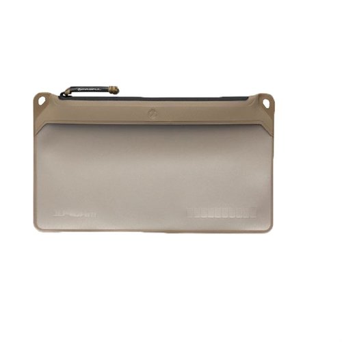 The Magpul DAKA Medium Window Pouch features a water-resistant YKK zipper, RF welded seams, and a translucent window for easy organization in rugged environments.