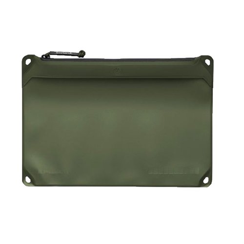 The Magpul DAKA Large Window Pouch features durable, water-resistant construction, an easy-access translucent window, and enhanced grip for secure organization in any environment.