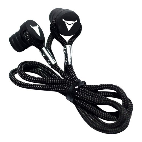 Keep your Decibullz Custom Molded Earplugs secure and accessible with this premium black lanyard, designed for easy neck wear and convenience.