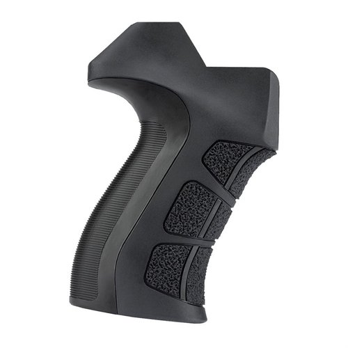 The Advanced Technology AR-15 X2 Recoil Reducing Pistol Grip enhances comfort, minimizes muzzle lift, and features an ergonomic design for optimal control.