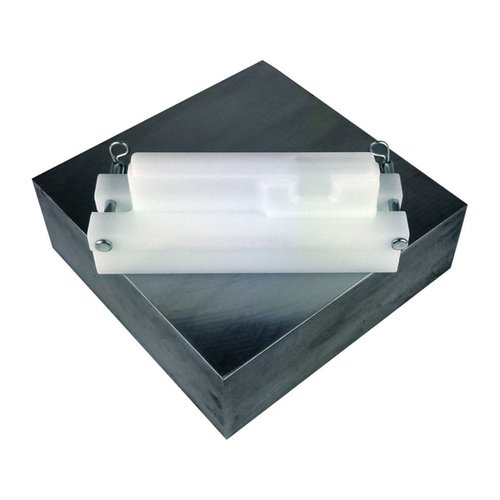 Securely hold your AR-15 upper receiver with the Obsidian Arms Vise Block, crafted from HDPE to prevent damage, complete with locking pins for easy use.