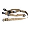 Experience solid precision shooting with the Short Action Precision Positional Rifle Sling, featuring a noose cuff, quick adjust strap, and rugged HD nylon webbing.