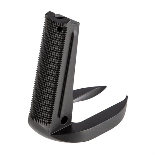 Enhance your 1911 reload speeds with the Stan Chen Shooter Installed Magwell, featuring a funnel design for easy attachment and smooth contours for safety.