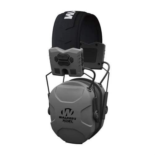 Experience superior hearing protection with Walkers XCEL 500BT Muffs, featuring compact design, Variable Dynamic Sound Suppression, and Bluetooth connectivity.