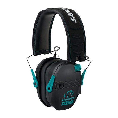 Experience superior hearing protection with Walkers Razor Slim Electronic Muffs, featuring a compact design, 23dB sound reduction, and enhanced comfort for shooters.