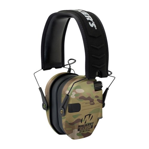 Experience superior hearing protection with Walkers Razor Slim Electronic Muffs, offering 23dB sound reduction, a compact foldable design, and enhanced comfort.
