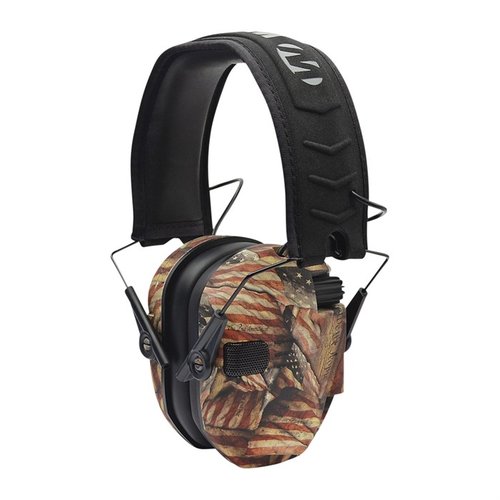 Experience superior sound reduction with Walkers Razor Slim Electronic Muffs, featuring a compact design, Sound Activated Compression, and enhanced comfort.