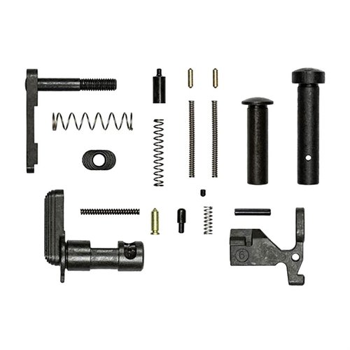 The Aero Precision AR-15 Lower Parts Kit offers essential components for your build, excluding the FCG, pistol grip, and trigger guard, saving you money.