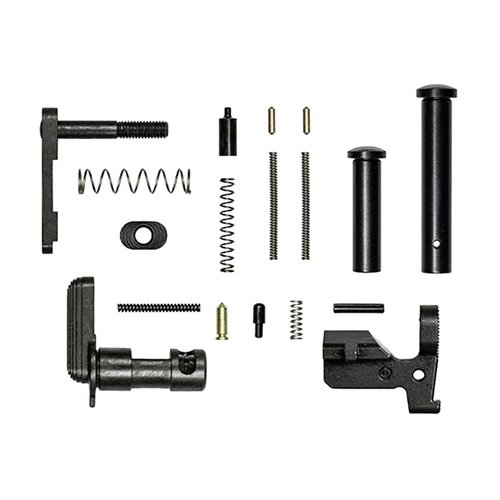The Aero Precision AR 308 M5 Lower Parts Kit provides essential components for your .308 build without unnecessary extras like a trigger or grip.