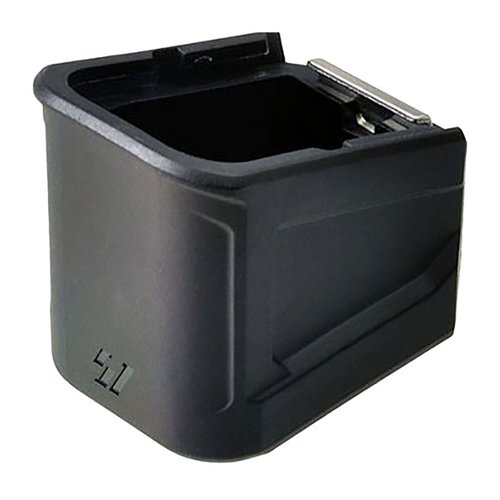 Enhance your GLOCK with the Strike Industries Extended Magazine Plate, adding 6 rounds for G17 and 5 for G22, featuring a secure steel locking plate for durability.