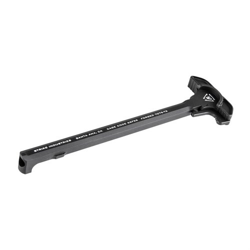 Upgrade your AR-15/M16 with the STRIKE INDUSTRIES ARCH Charging Handle, featuring T-6 7075 construction, ergonomic design, and unmatched durability for a smooth operation.