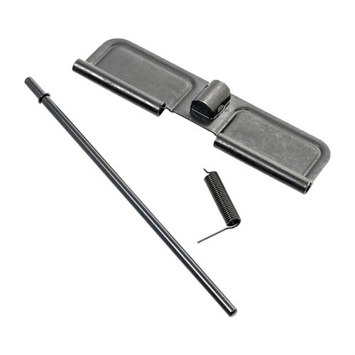 The CMMG AR-15 Ejection Port Cover Kit provides everything you need for installation, including the cover, rod, and spring, ensuring a complete setup for your upper receiver.