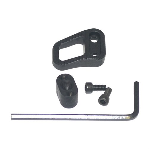 The Armaspec AR-15 B2 Extended Mag Release offers lightweight skeletonized construction for improved engagement, compatible with 5.56/.223 and 7.62/.308 AR receivers.