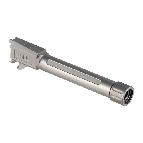 Upgrade your SIG P365 XL with TRUE PRECISION's X-Fluted Match Grade Barrels for enhanced accuracy, precision, and compatibility with all ammo types.