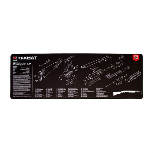 The TekMat Ultra 44 Long Gun Cleaning Mat is waterproof, scratchproof, and features your rifle's schematic for easy maintenance and part identification.