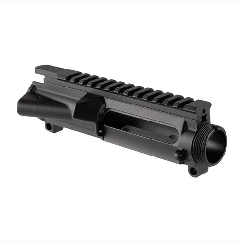Experience unmatched precision with the SONS OF LIBERTY GUN WORKS AR-15 Stripped Upper Receiver, crafted from mil-spec 7075-T6 with a durable matte black finish.