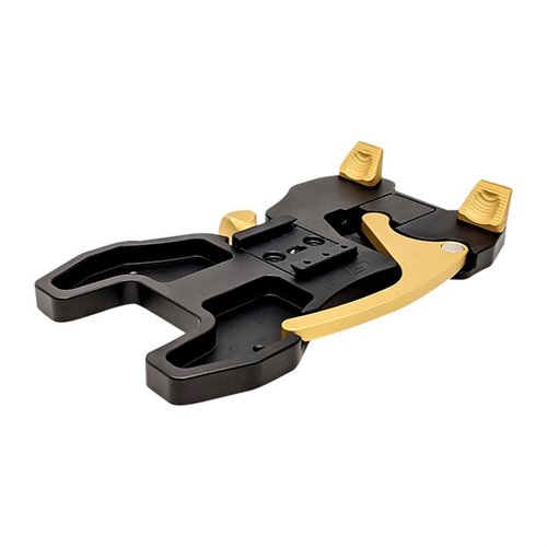 Enhance your shooting control with the ambidextrous RailChanger X Thumb Stop, easily attachable and removable, made in the USA from anodized aluminum.