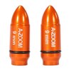 Enhance your shooting skills with A-ZOOM 9mm Luger Snap Caps, designed for practice loading, unloading, and dry firing with durable aluminum and cushion primer.