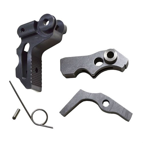 Enhance your Ruger® 10/22® with the TANDEMKROSS Ultimate Trigger Kit, featuring a flat-faced trigger for control, reduced pull weight, and improved reliability.