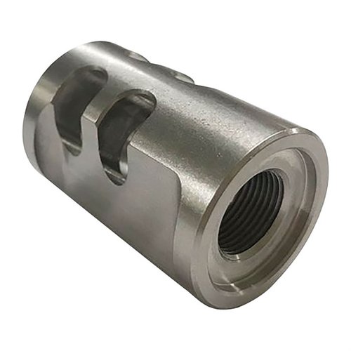 Enhance your Ruger® PC Carbine™ with the Game Changer PRO 9mm compensator; it reduces muzzle rise, boosts accuracy, and features an Easy-Clean Coating.