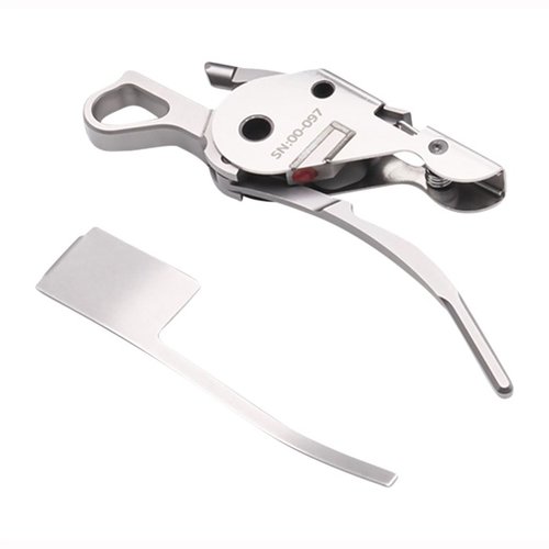 Upgrade your 1911 with Nighthawk Custom's Drop-In Trigger Unit for a crisp trigger pull of 3 3/4 - 4 lb, easy installation, and minimal gunsmithing required.