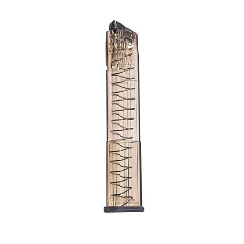 The SIG SAUER 320 magazines offer a flush fit, various capacities up to 30 rounds, easy disassembly, and advanced polymer for extreme durability and visibility.