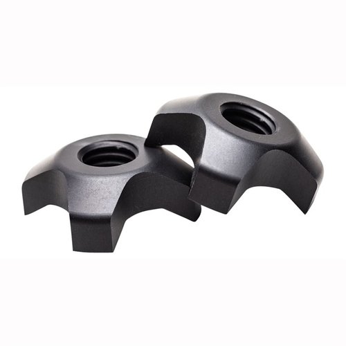 Enhance your bipod's stability on soft surfaces with ACCU-TAC Spike Claws, made from durable 6061 Aluminum Alloy, weighing only 1 oz per set, in sleek Flat Black.