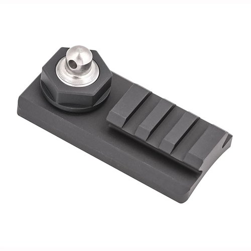 The Accu-Tac Sling Stud Rail Adapter enables easy mounting of Accu-Tac bipods to your rifle's sling stud, featuring durable 6061 aluminum and mil-spec hard anodize.