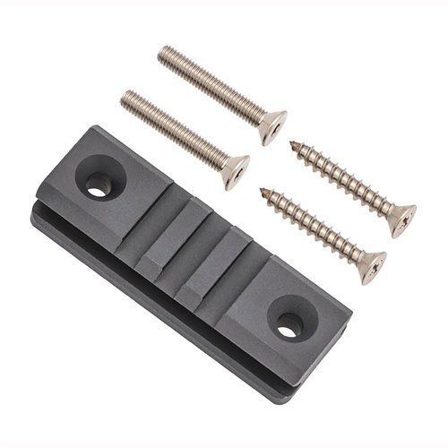 The Accu-Tac Picatinny Rail Mount is CNC machined, mil-spec hard anodized, and includes all hardware for easy installation on various stocks.