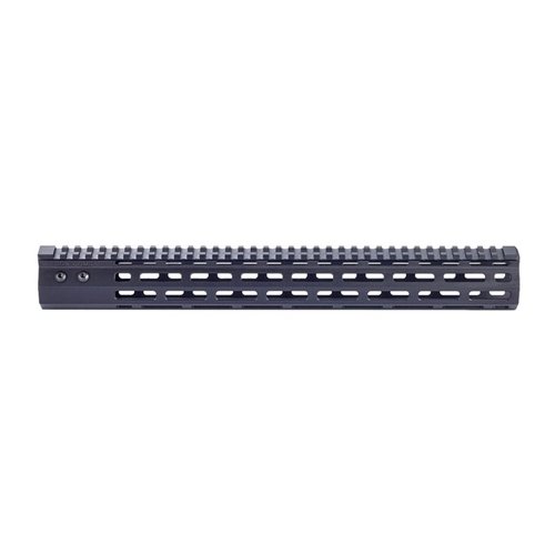 Lightweight and durable, the Wilson Combat AR-15 M-LOK Handguards feature easy installation, a sleek design, and versatile M-Lok positions for accessories.