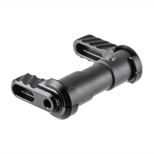 Upgrade your AR-15 with the BAD-ASS-PRO Safety Selector: ambidextrous, modular, reversible, and robust with a lifetime warranty for ultimate reliability.