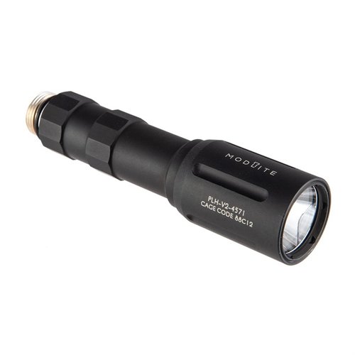 The Modlite PLHv2 18650 weapon light offers 1350 lumens, 54,000 candela, a durable design, and a lifetime guarantee, perfect for indoor and outdoor use.