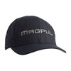 Discover the Magpul Wordmark Stretch Fit Hat: a comfortable, mid-crown design with stretch fabric, no top button for hearing protection, and stylish embroidery.