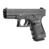 Enhance your Glock® 19 Gen 4 with Hogue's ultra-thin Wrapter Rubber Adhesive Grips, offering superior grip while preserving your firearm's original frame.