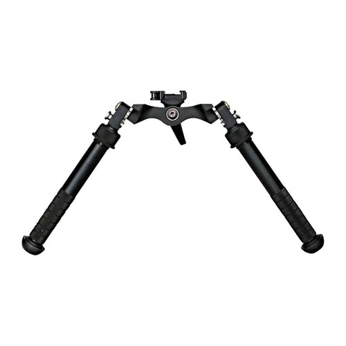 The ACCU-SHOT Super CAL Bipod offers a wider footprint, lower center of gravity, 45° leg positions, non-rotating legs, and durable Mil-Spec aluminum construction.