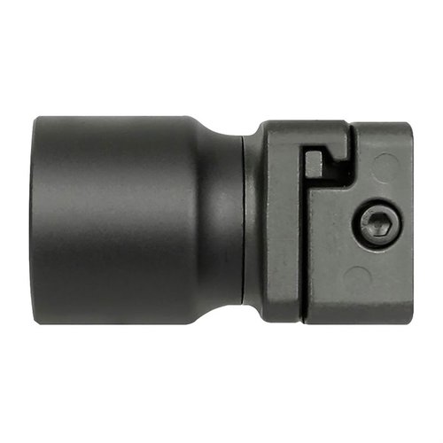 The Midwest Industries Side Folder with Buffer Tube Adaptor offers a heavy-duty, modular design for left or right folding, accommodating various stock attachments.