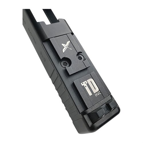 The OPF-G, RMR offers a robust steel platform for mounting Trijicon RMR/SRO on Glock MOS slides, ensuring stability, ease of installation, and compatibility.
