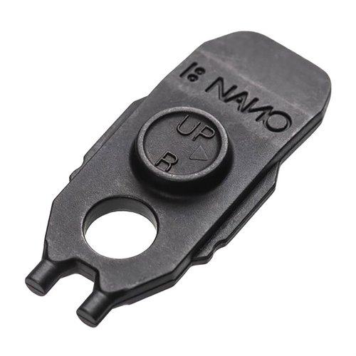 The MULTITASKER NANO features an Aimpoint Micro T1/T2 turret adjuster, a light duty screwdriver, and is compatible with SpaceFrame docking, all in durable 420 stainless.