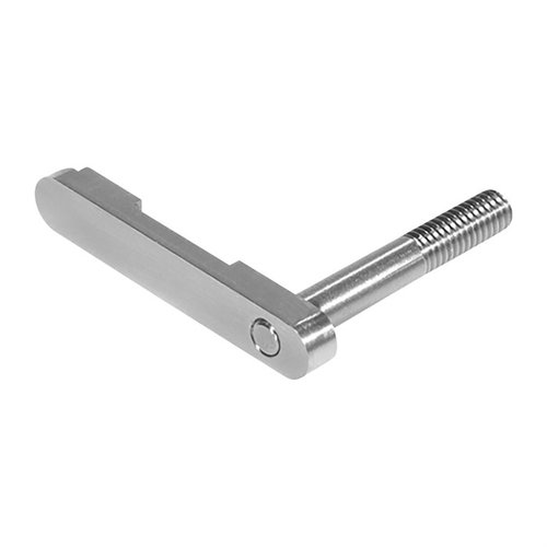 Upgrade your firearm with the Badger Ordnance Titanium Magazine Catch, crafted from Grade 5 Titanium for durability, weighing just 0.19 oz. in a sleek natural finish.