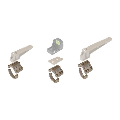 The Badger Ordnance 30mm Condition One Accessory Ring Cap allows easy accessory mounting without losing zero, crafted from durable 7075 T6 Aluminum in tan.