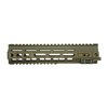 The Geissele MK4 10" M-LOK rail offers FBI-grade strength, lightweight design, modularity, and versatile accessory attachment options in OD Green.