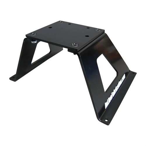 The Junior Ultramount features robust 3/16 steel construction, a storage tray, and modular design, elevating your press for optimal visibility and adaptability.