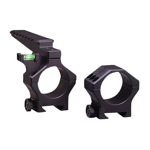 Hawkins Precision Heavy Tactical scope rings offer unmatched durability with 6061 aluminum, a six screw cap design, and an integrated picatinny rail for accessories.