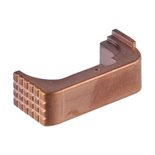 Upgrade your Glock® 43X/48 with the Shield Arms steel mag catch, optimized for S15 magazines, featuring a lower profile, textured button, and a lifetime warranty.