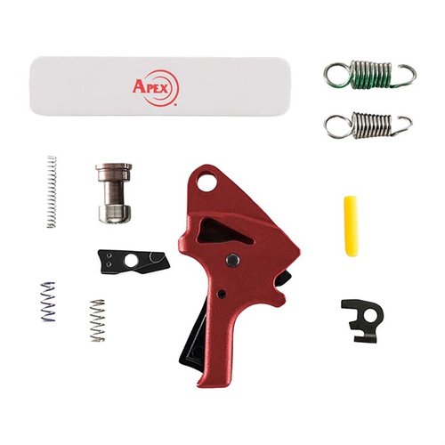 Enhance your M&P M2.0 with the Apex Forward Set Trigger Kit, reducing pull weight by 2 lbs, travel by 40%, and ensuring a smooth, crisp trigger break.