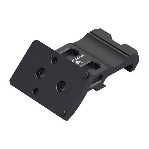 The Swampfox Rebel Offset Dot Sight Mount offers lightweight 6061 aluminum construction, precision alignment with 1913 picatinny rails, and ambidextrous configurations.