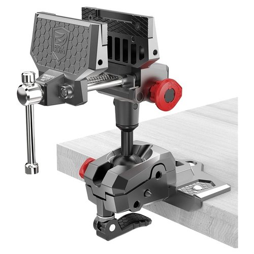 The ARMORER'S MASTER VISE™ offers a multi-axis design, Torq-Lok™ for heavy force, and Gun-Fit jaw sleeves, enhancing your GUN DIY® experience for building, repairing, and cleaning.