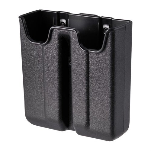 The Lictor G9 Double Magazine Carrier securely holds mil-spec magazines from top service pistols, ensuring versatility and reliable access for your 9mm/.40 firearms.